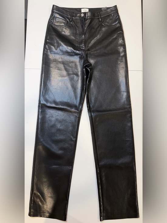 Wilfred Pants - Wilfred Aritzia Melina Vegan Leather Pants Size 6
